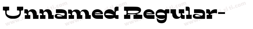 Unnamed Regular字体转换
